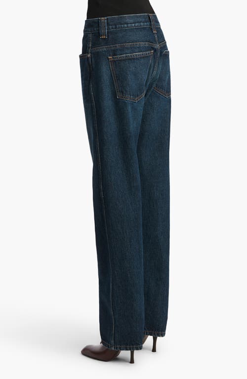 Khaite Callum Tapered Jeans In Blue