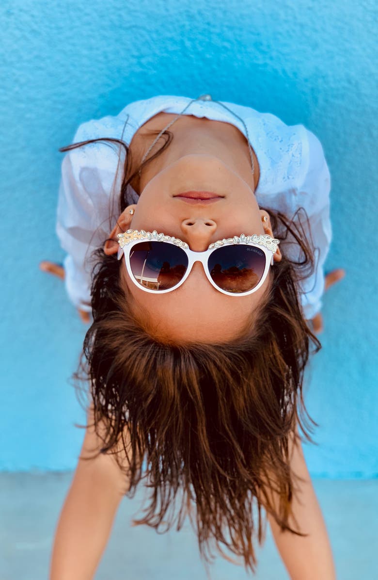 GlamBaby Valentina Cat Eye Sunglasses, Alternate, color, 