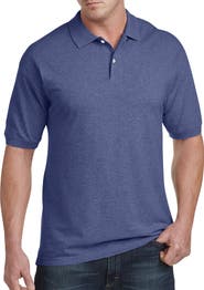 Harbor Bay by DXL Big & Tall Piqué Polo Shirt