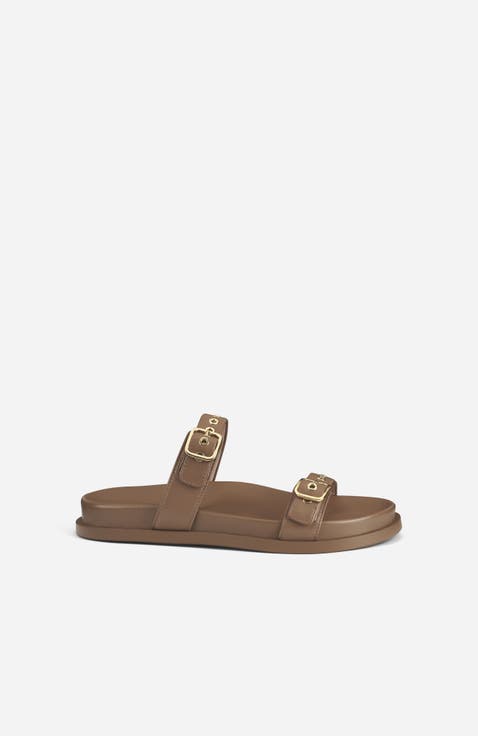 Cristina Ring Sandal with Buckles