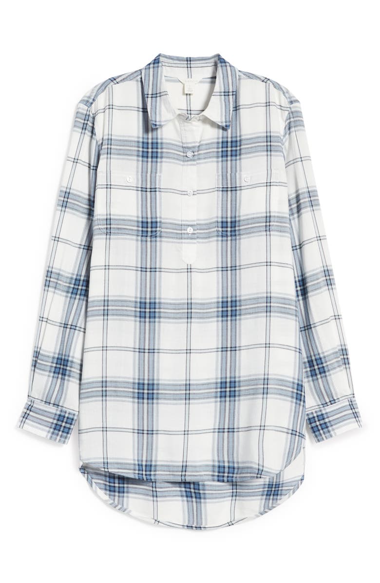Caslon<sup>®</sup> Plaid Popover Tunic, Alternate, color, 