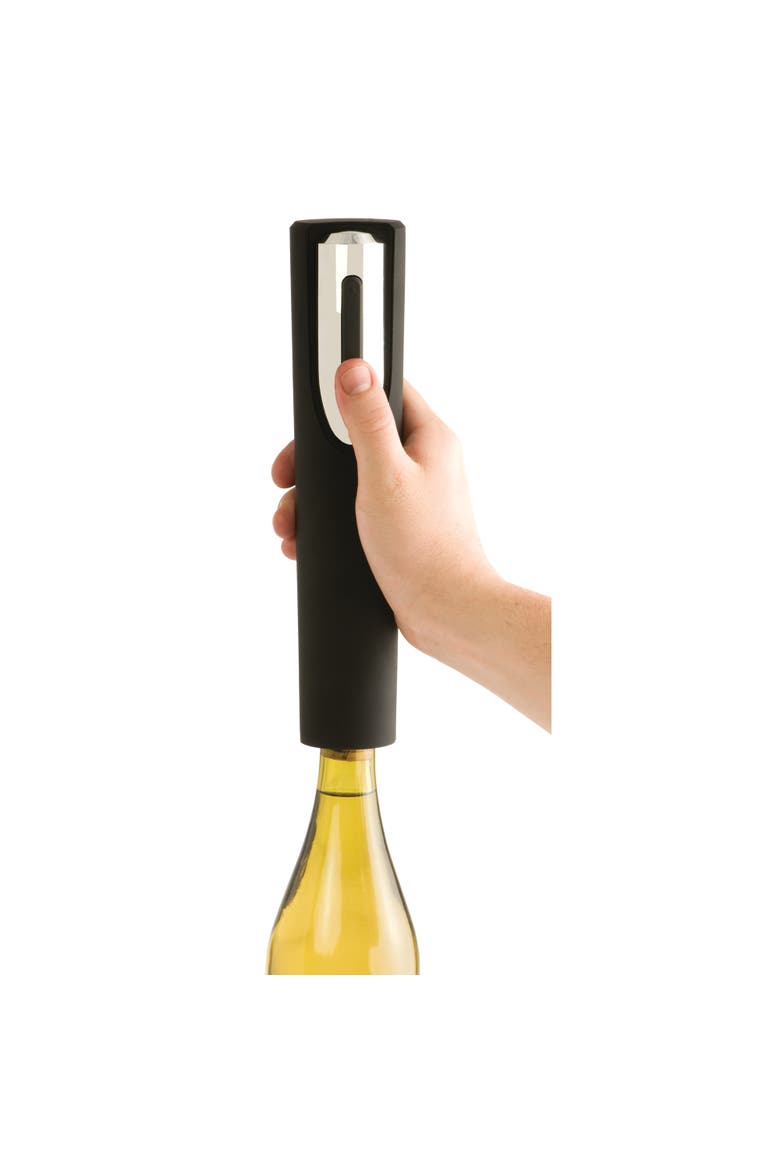 Vino Drill Electric Battery Corkscrew, Main, color, Black