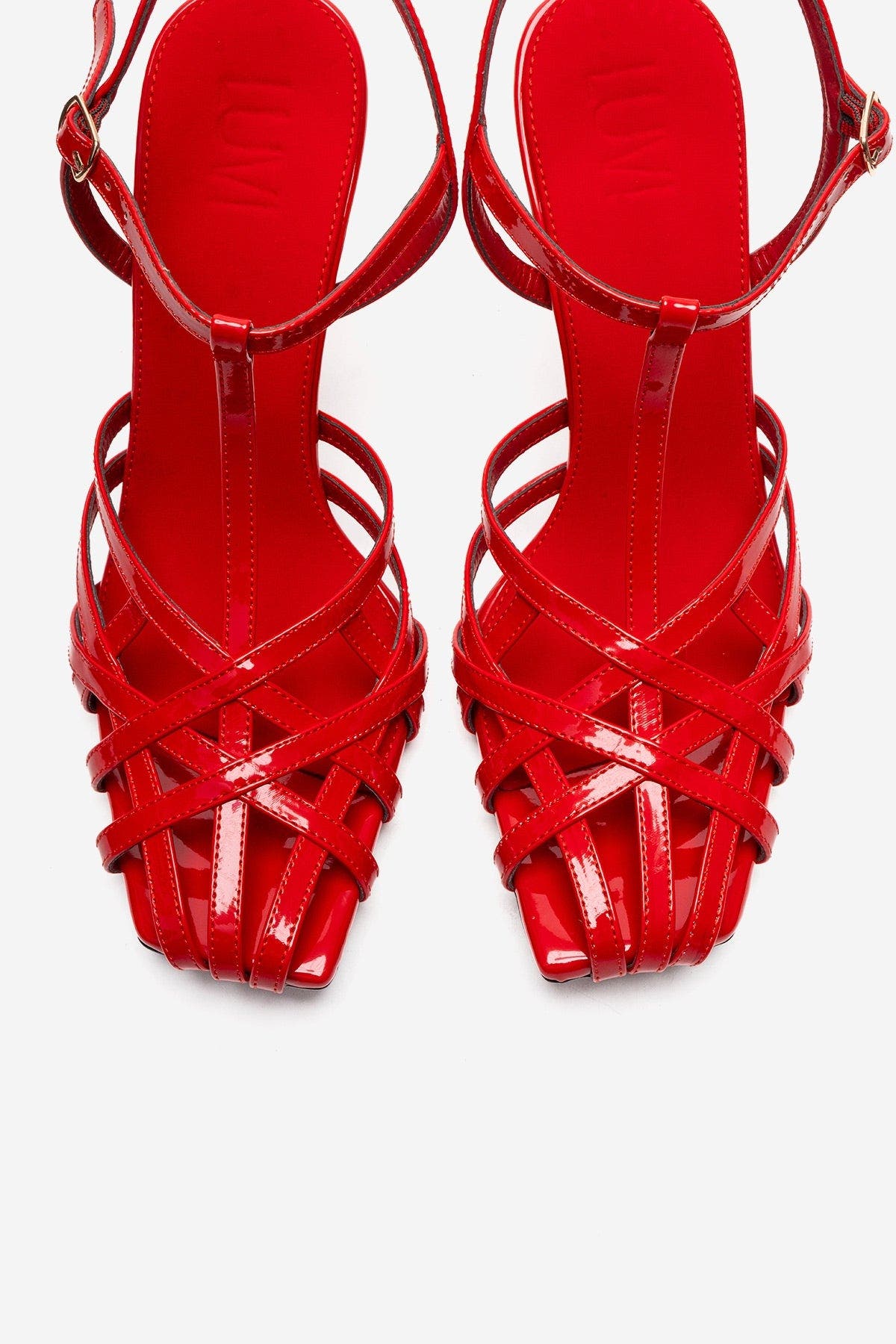 Allos Stiletto Sandal, Alternate, color, Red