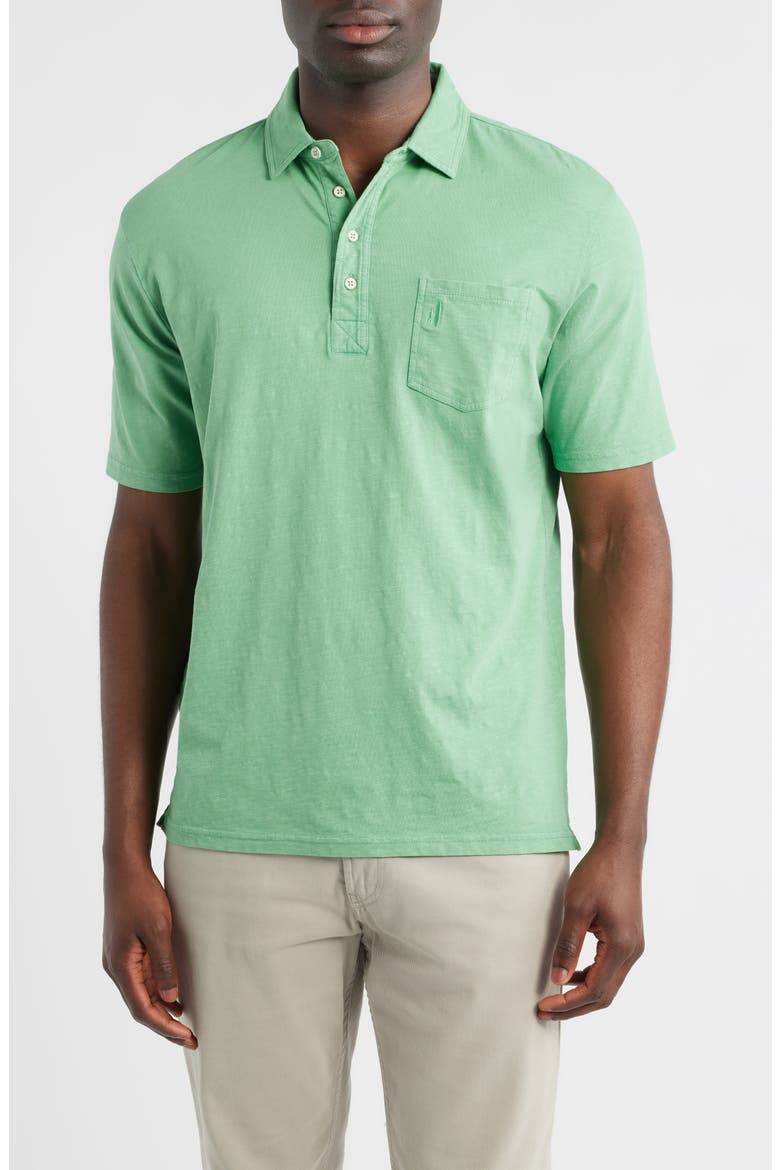 Coastal Wash Original Pocket Polo, Main, color, HONEYDEW