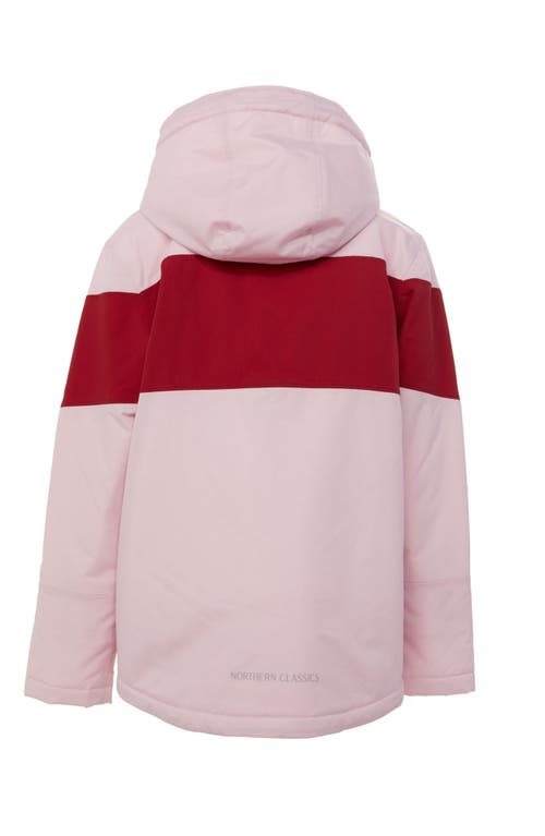 Northern Classics Girls Winter Coat In Pink