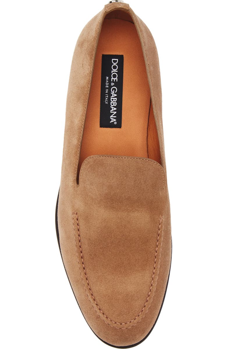 Dolce&Gabbana Apron Toe Venetian Loafer, Alternate, color, 80024 Nocciola