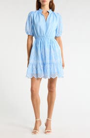 SUGARLIPS Geyser Eyelet Trim Marissa Dress