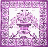 Dolce&Gabbana Mediterraneo Square Silk Scarf