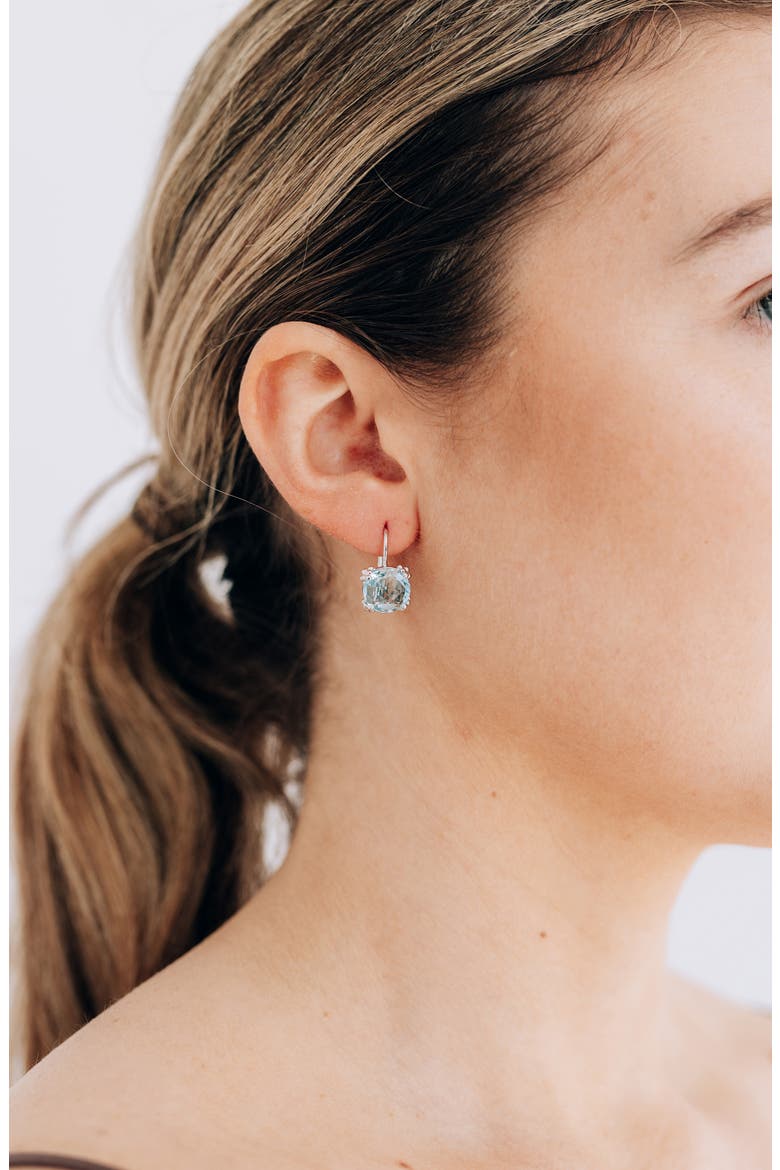 Dew Drop Earrings, Alternate, color, BLUE TOPAZ