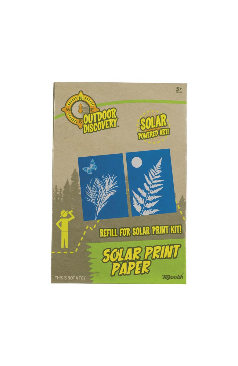 Toysmith Solar Print Paper Refill Pack for STEM Kit, Alternate, color, Multicolored