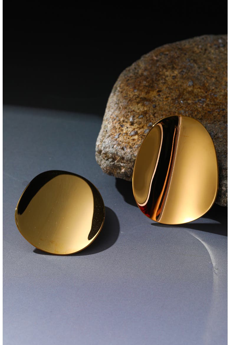 Ancestral Light Earrings, Alternate, color, Gold
