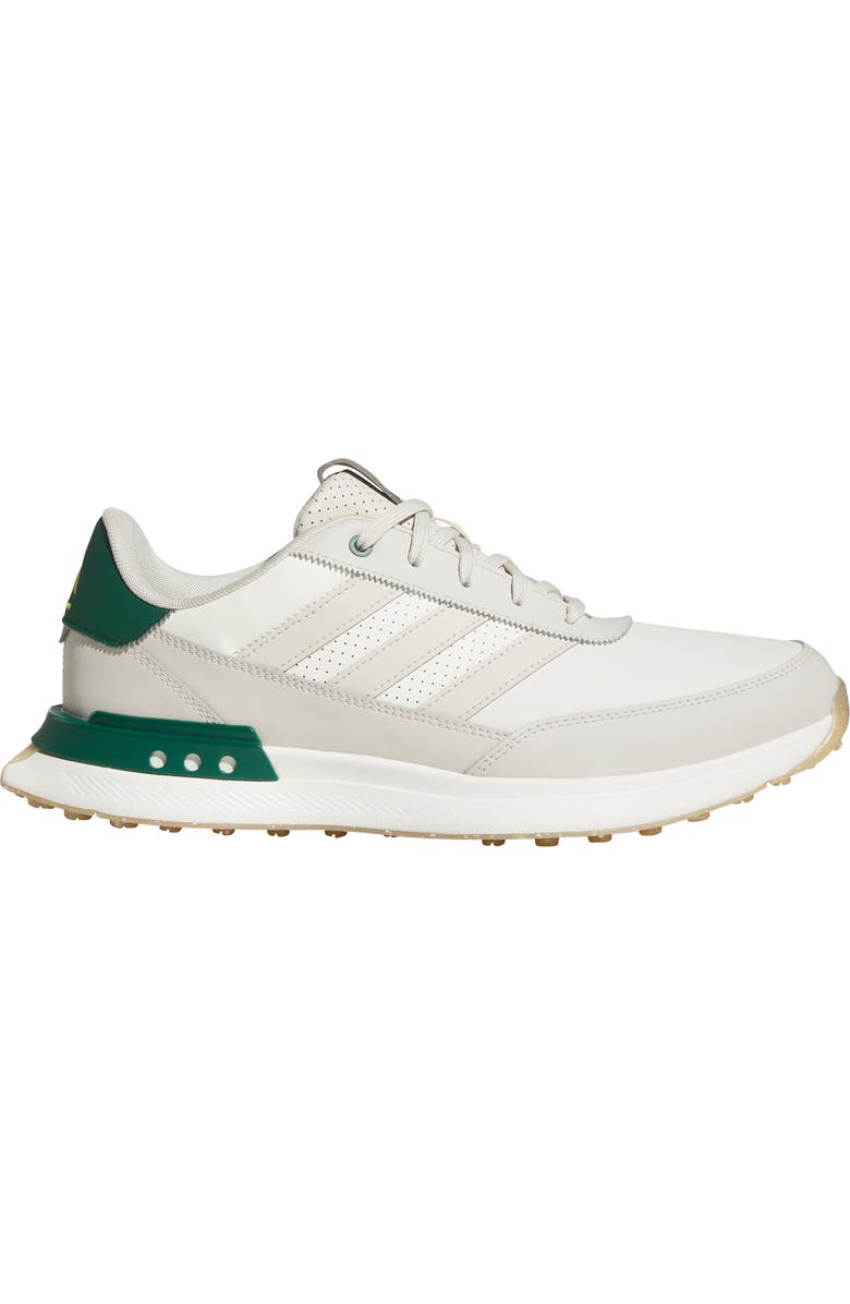 adidas S2G 24 Waterproof Leather Spikeless Golf Shoe, Alternate, color, Owhite/Alu