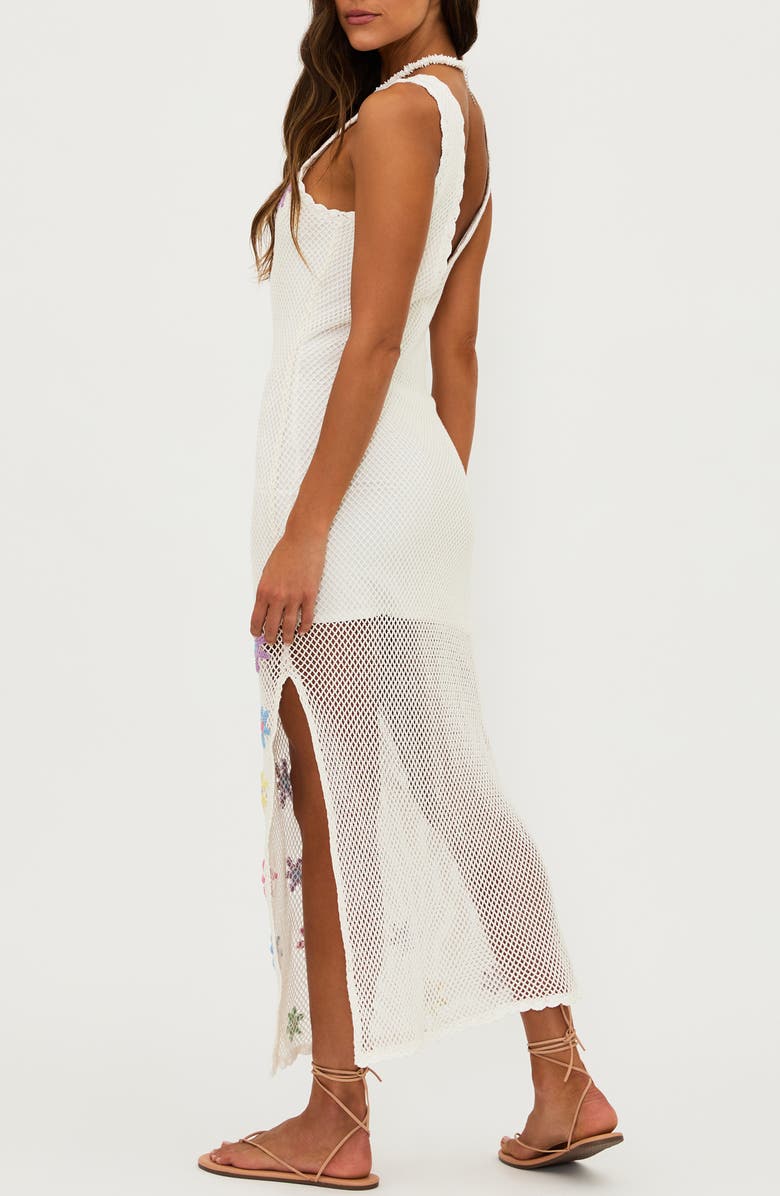 Beach Riot Diana Mesh Midi Dress, Alternate, color, Sublime Spring Crochet