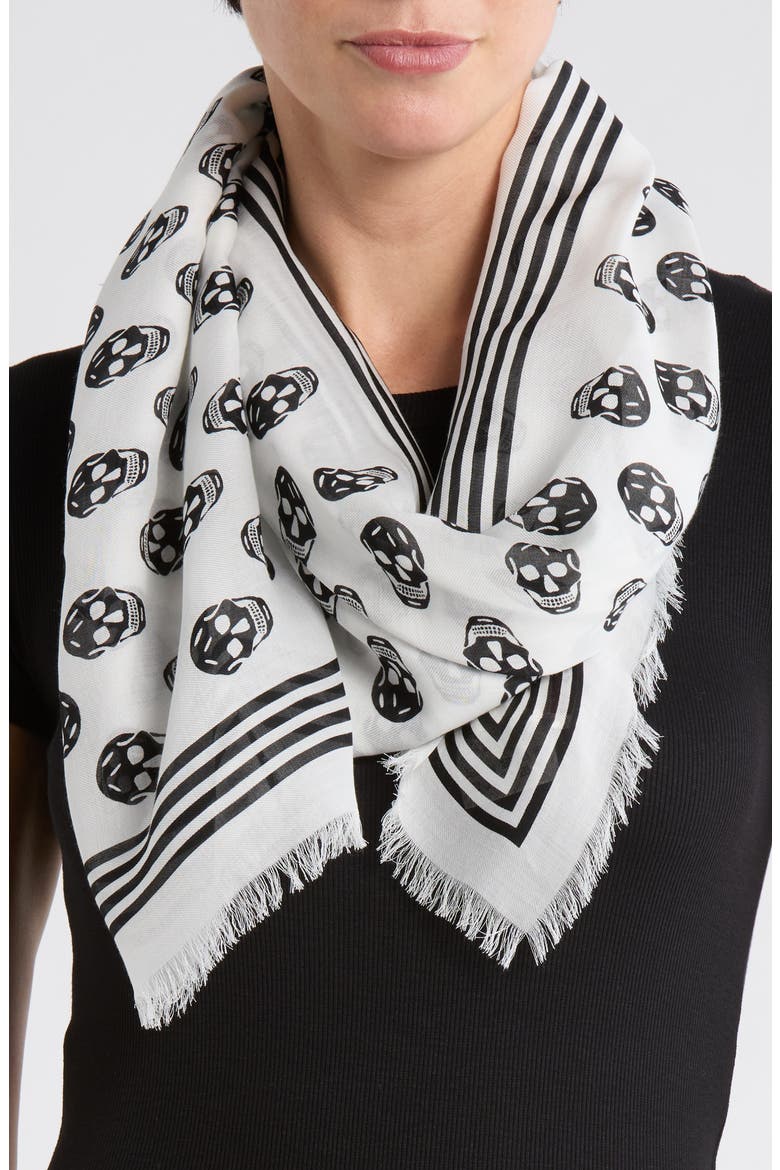Skull Print Scarf (Women) | Nordstromrack