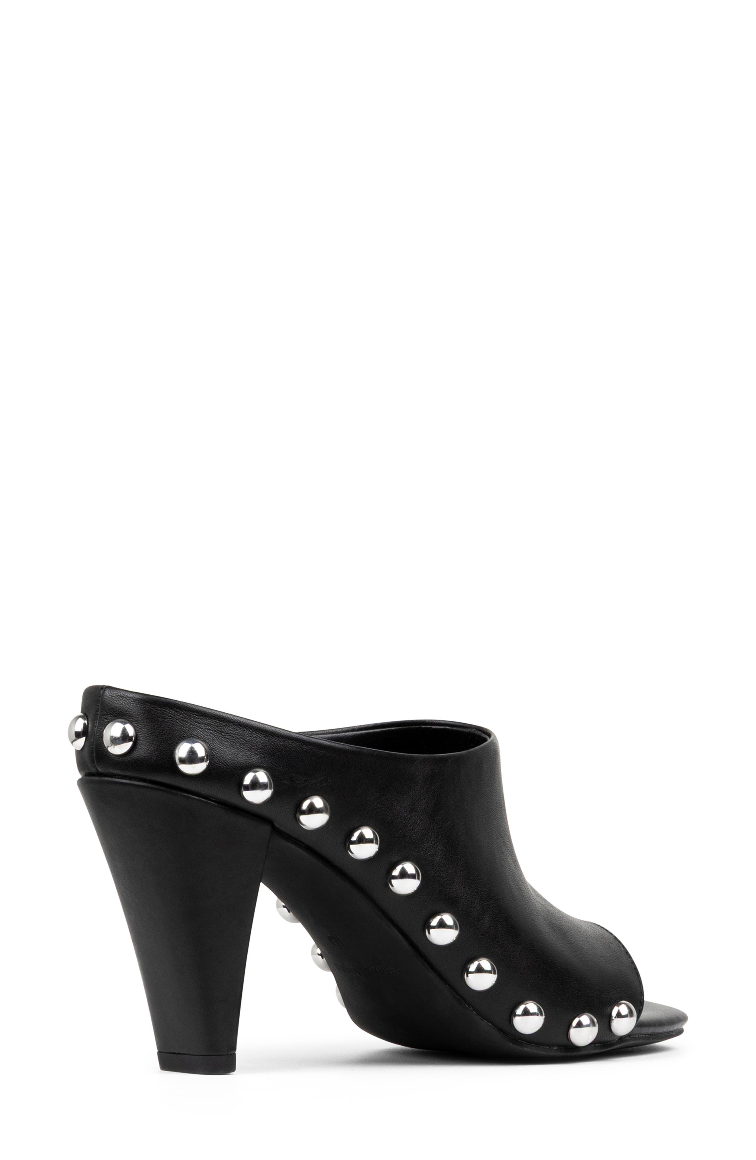 Rebecca Minkoff Milan Studded Mule, Alternate, color, Black