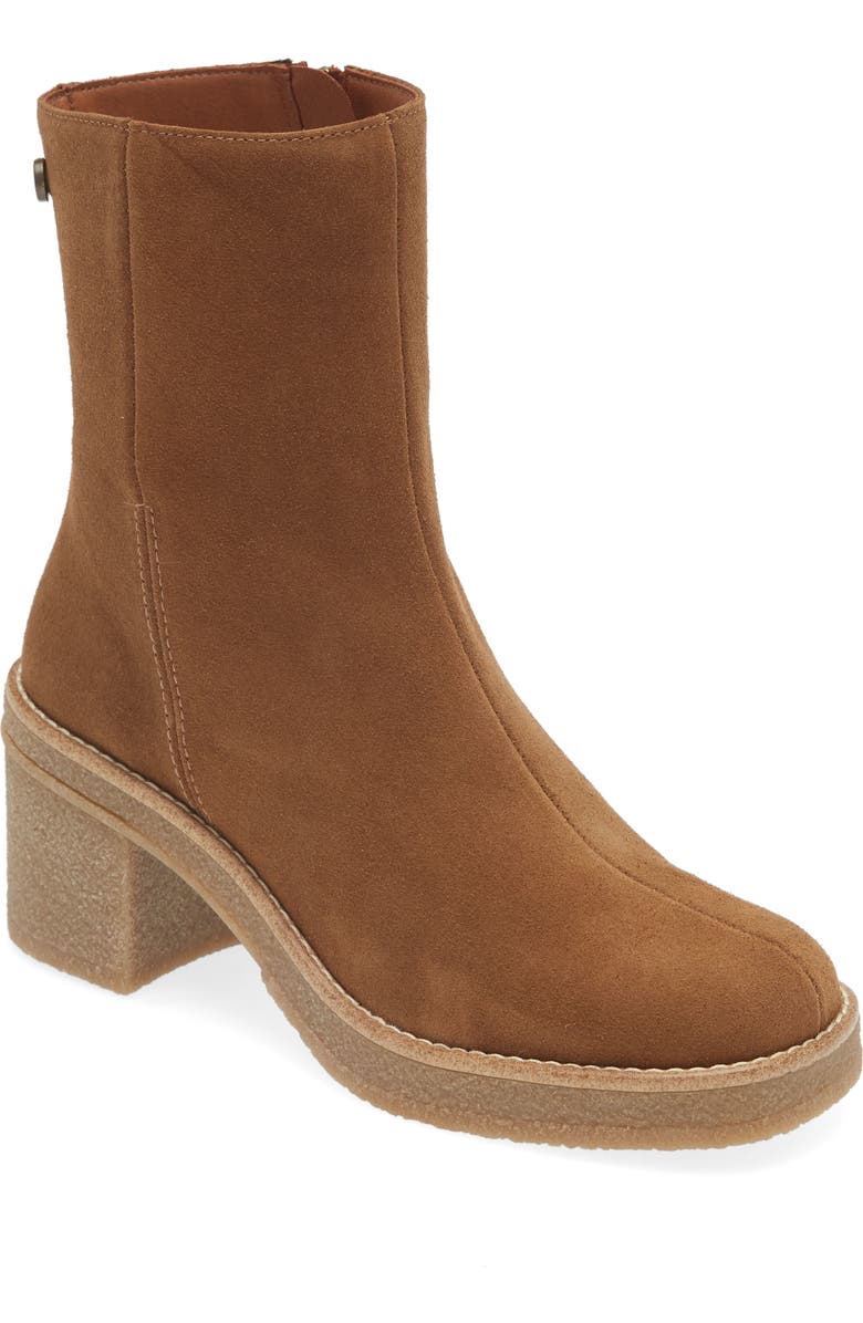 Toni Pons Piani Block Heel Bootie, Main, color, Tobacco