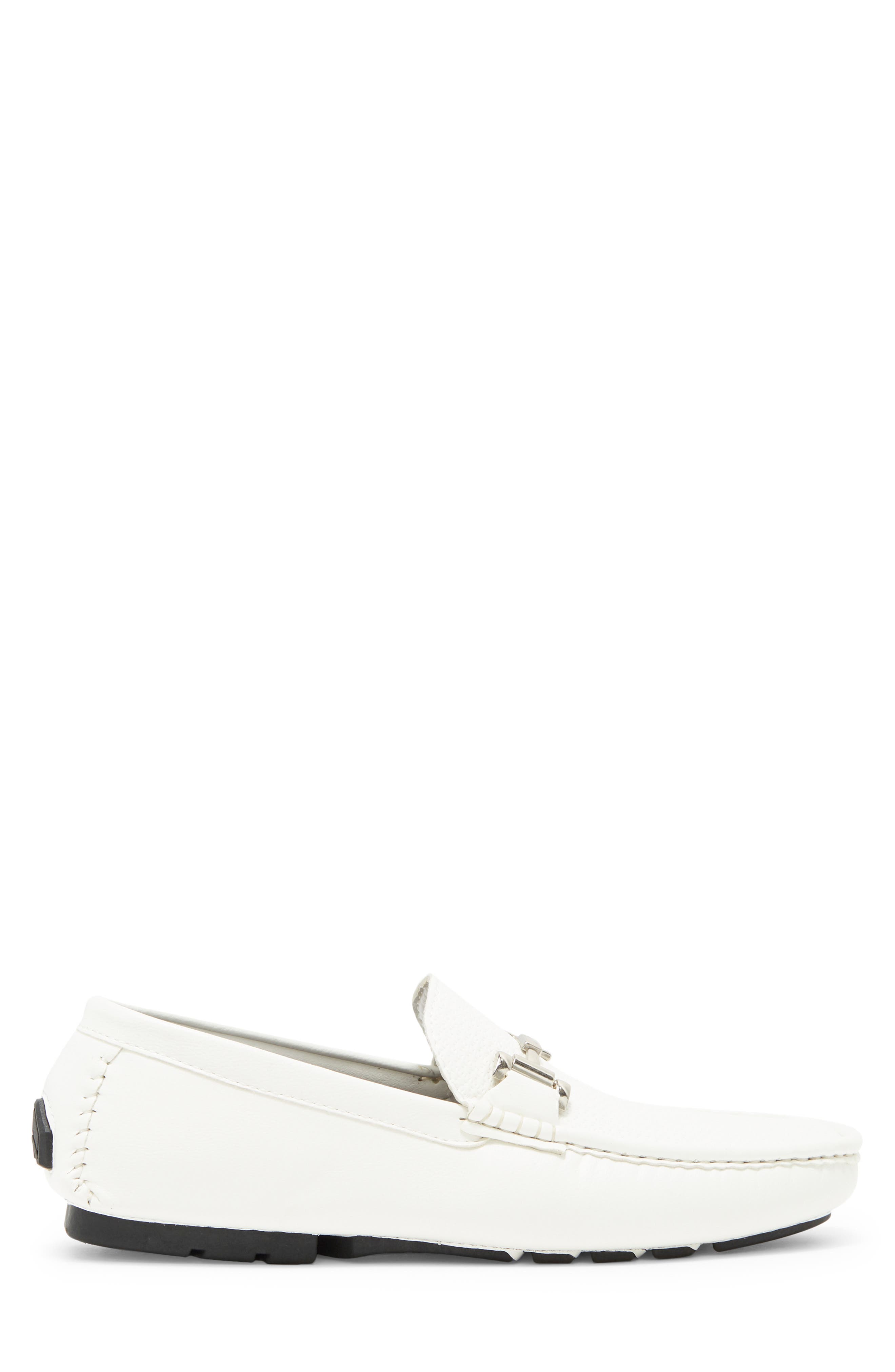 MADDEN Lennii Bit Driving Loafer, Alternate, color, White