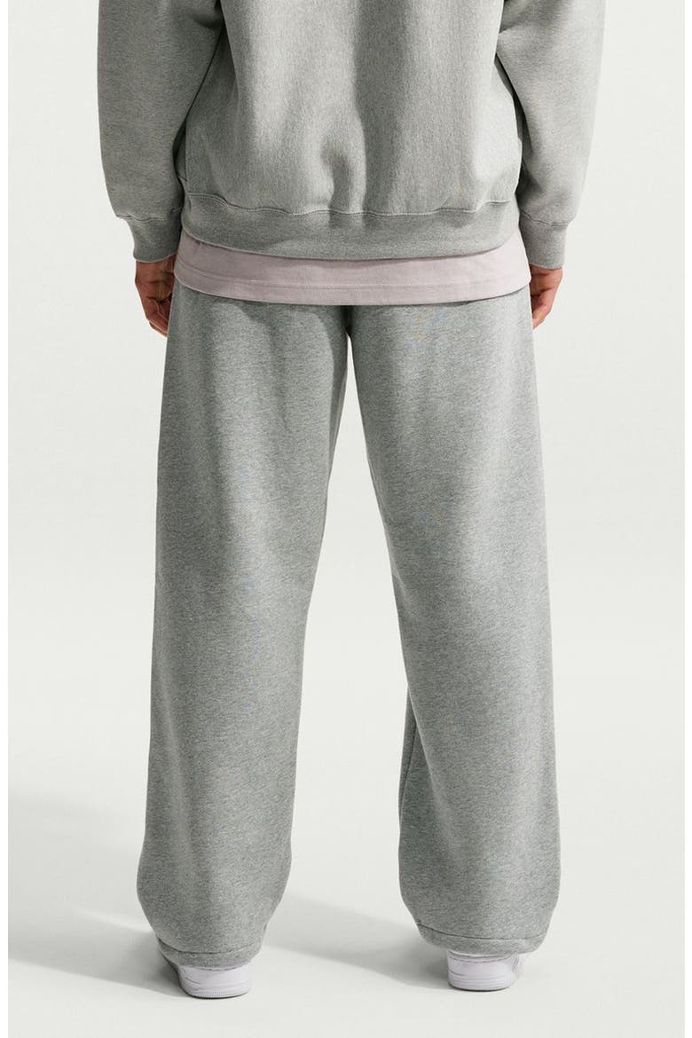 Solo Swoosh Bungee Sweatpants, Alternate, color, 063 D GR H/SAIL
