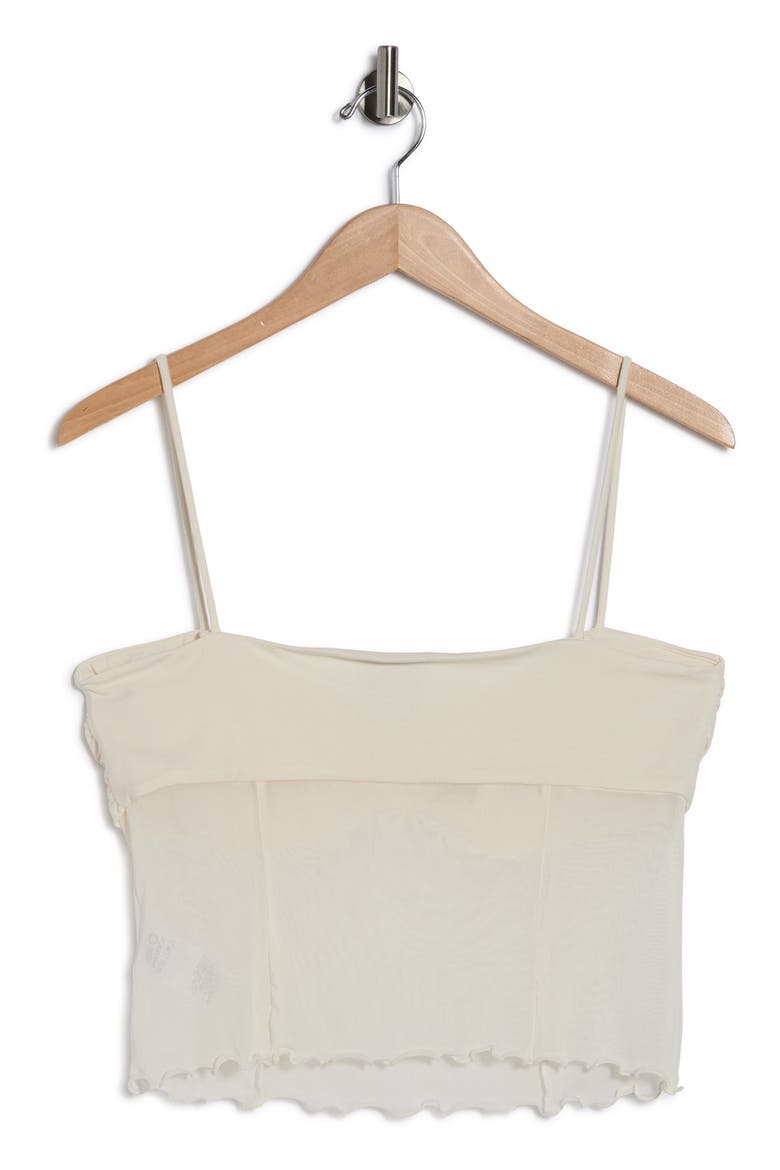 Milly Mesh Crop Camisole, Alternate, color, FIOR DI LATTE