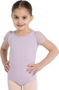 CAPEZIO Puff Sleeve Keyhole Back Leotard