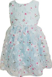 Popatu Kids' 3D Butterfly Party Dress