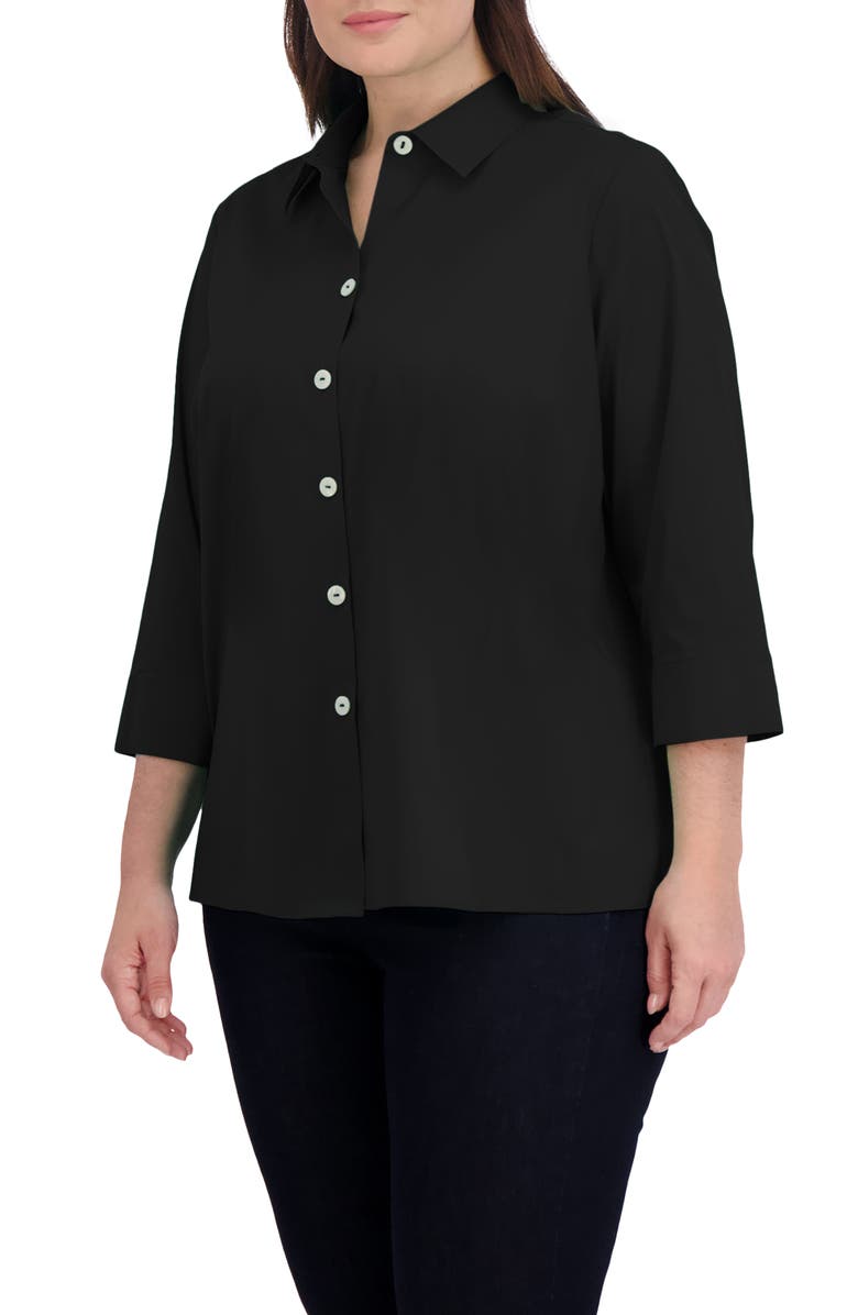 Foxcroft Kelly Button-Up Shirt, Main, color, 