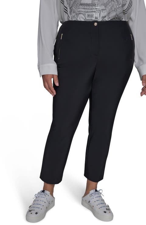 Double Zip Pants (Plus)
