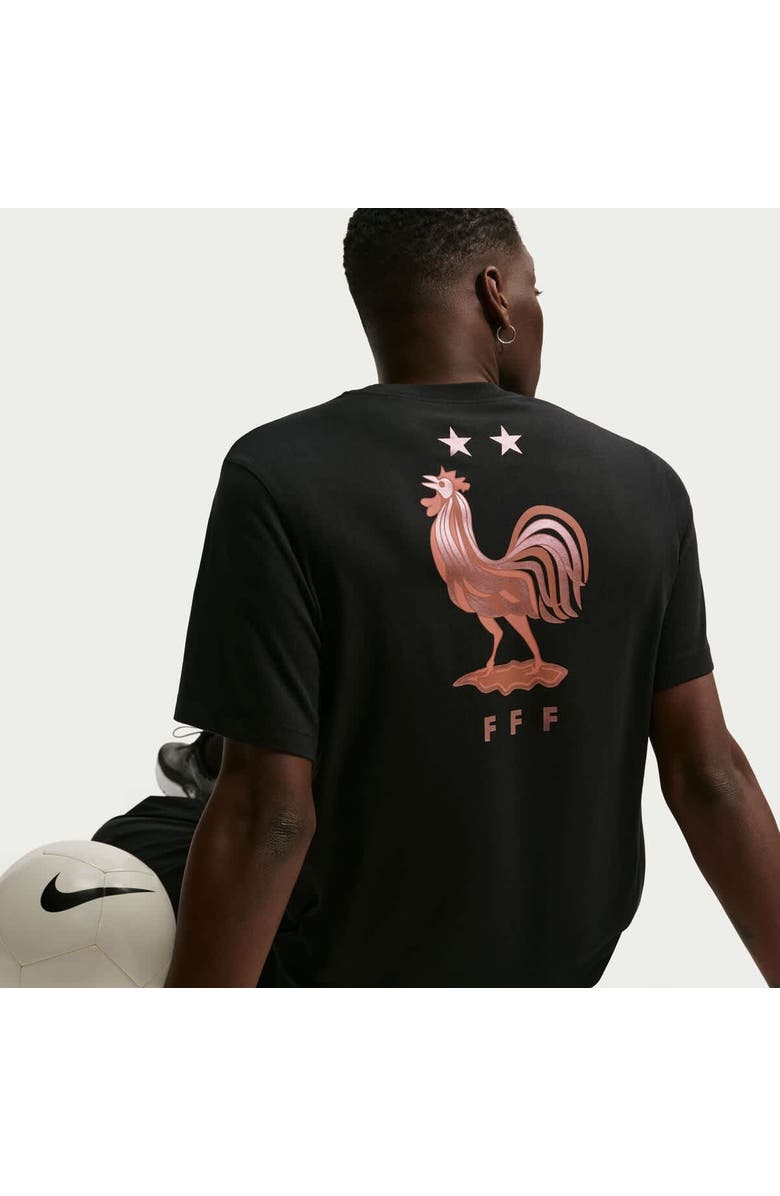 Nike Men's Nike Black France National Team Wordmark T-Shirt, Alternate, color, Black