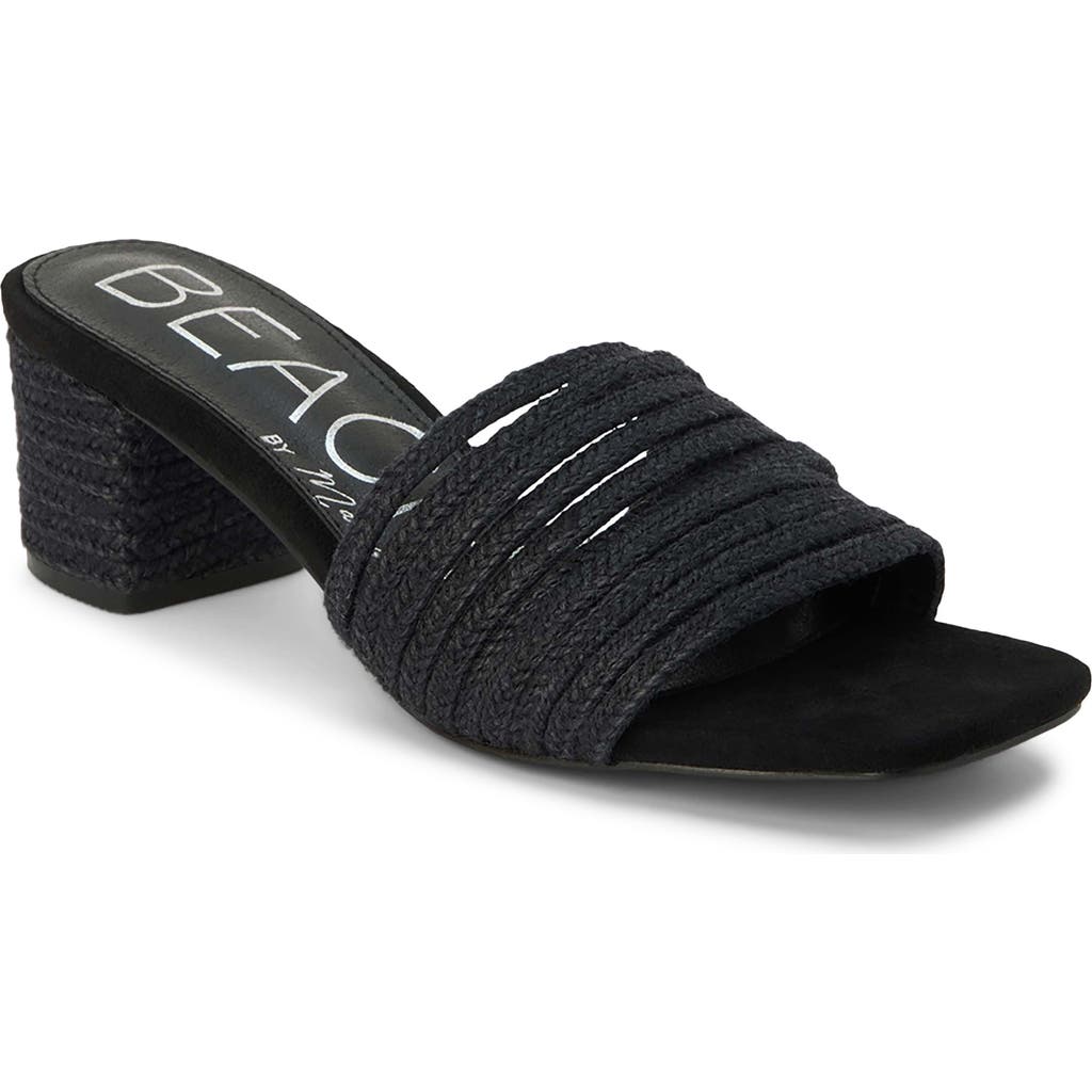 Beach By Matisse Grenada Slide Sandal In Black