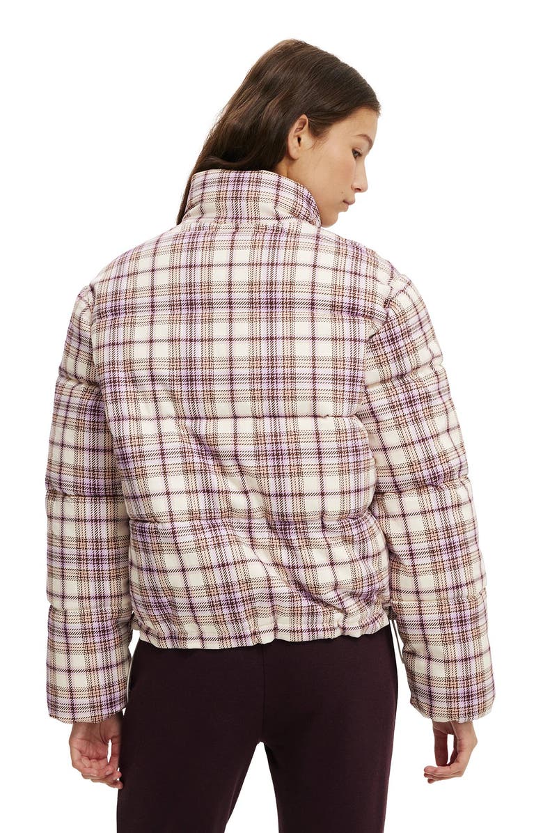 Cotton On Women's Aspen Puffer Jacket, Alternate, color, Emma Check