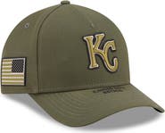 New Era Youth New Era Olive Kansas City Royals 2026 Armed Forces Day 9FORTY M-Crown Adjustable Hat