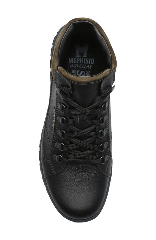 Mephisto Pitt Mid Lace-up Boot In Black