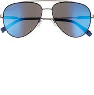 FERRAGAMO 59mm Aviator Sunglasses