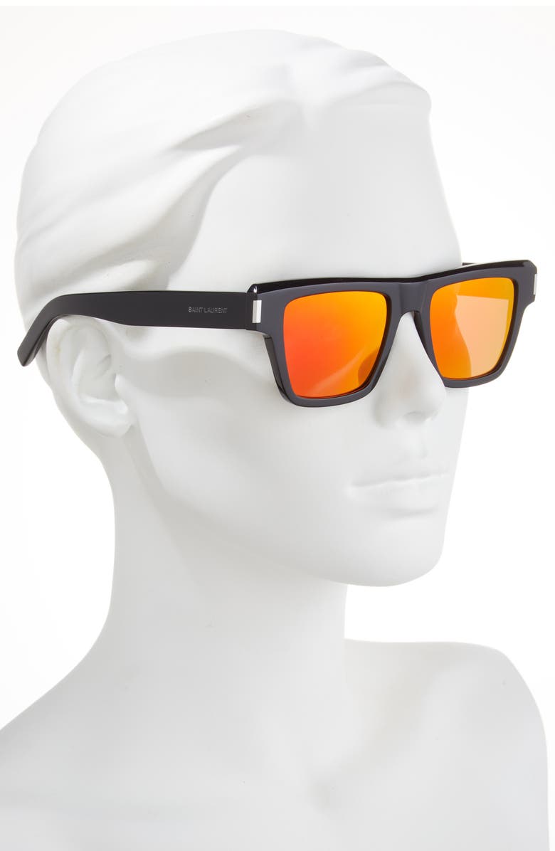 Saint Laurent 51mm Square Sunglasses, Alternate, color,