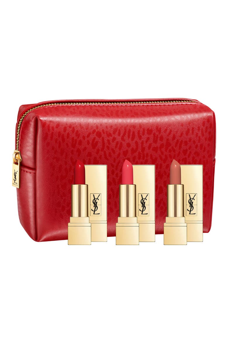 Travel Size Rouge Pur Couture Lipstick Trio (Nordstrom Exclusive), Main, color, NO COLOR