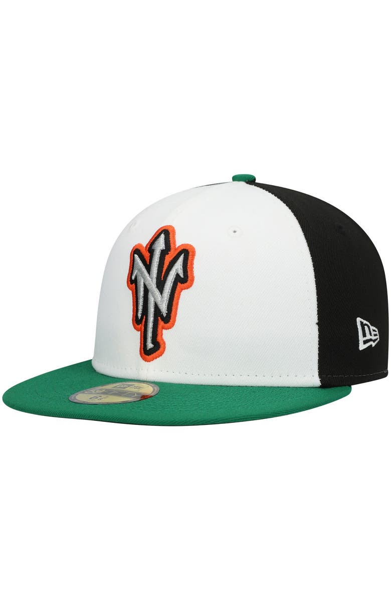 New Era Men's New Era White Norfolk Tides Authentic Collection Team Alternate 59FIFTY Fitted Hat, Main, color, 