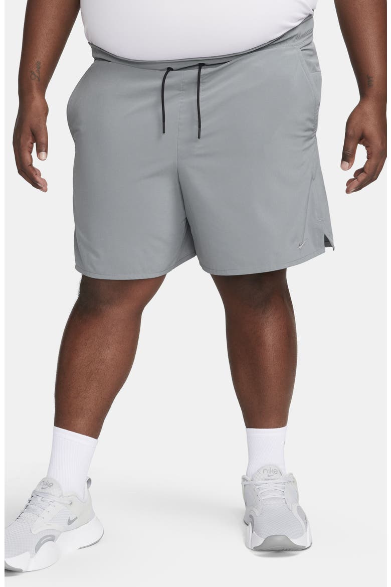 Dri-FIT Unlimited 7-Inch Unlined Athletic Shorts, Alternate, color, 084 SMOKE GREY/BLACK