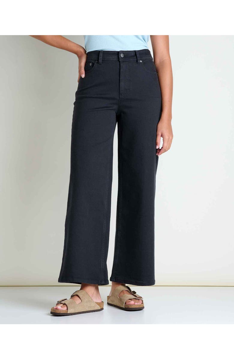 Toad & Co Balsam Wide Leg Pant, Main, color, Washed Black