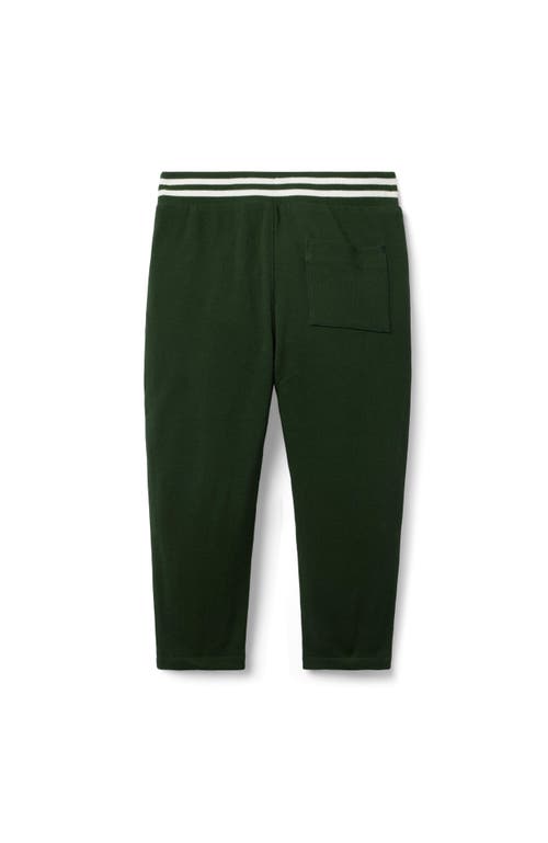 Janie And Jack The Pique Pintuck Jogger In Green