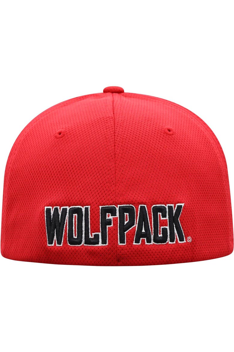 Men's Top of the World Red NC State Wolfpack Reflex Logo Flex Hat, Alternate, color, Red