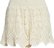 Zimmermann Awaken Crochet Shorts