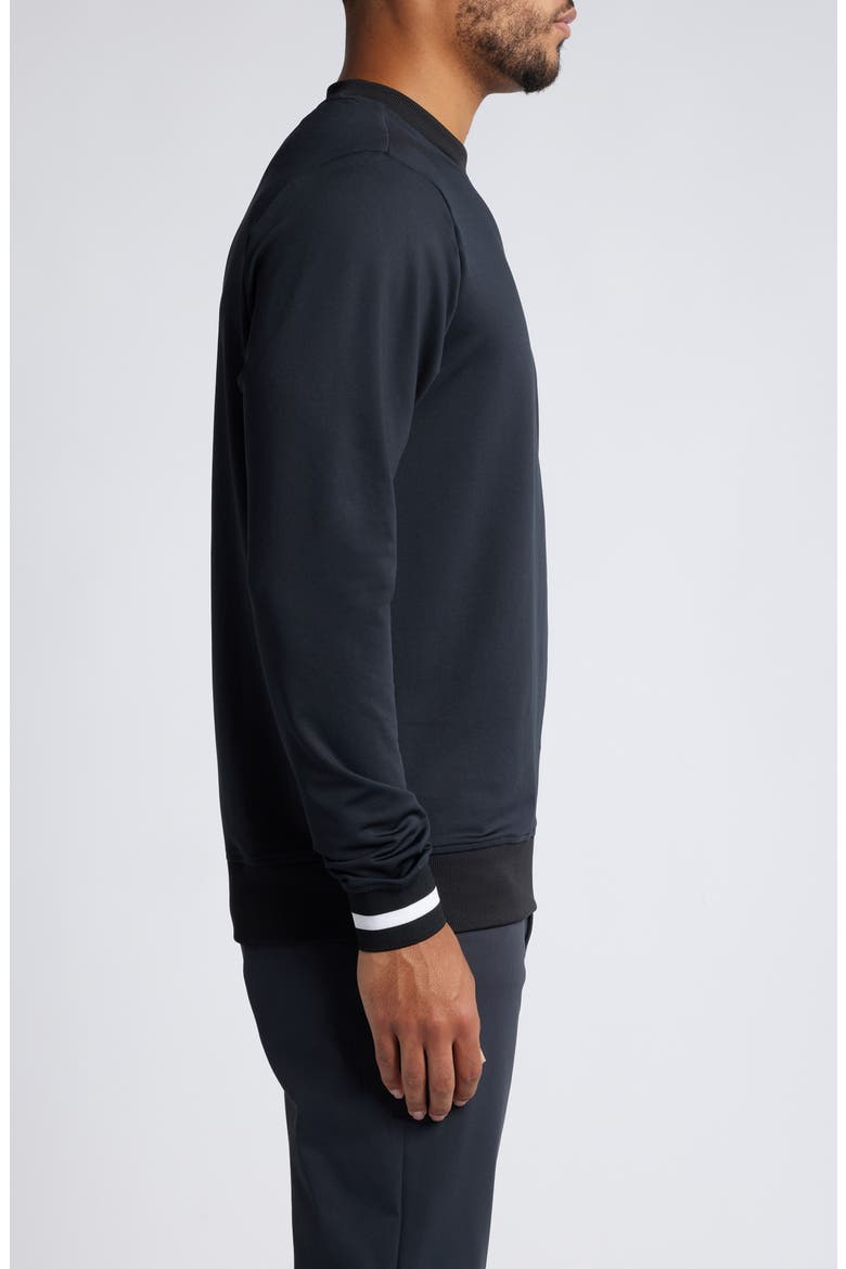Chapman Golf Sweatshirt, Alternate, color, BLACK