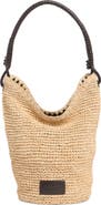 STAUD Lani Raffia Bucket Bag