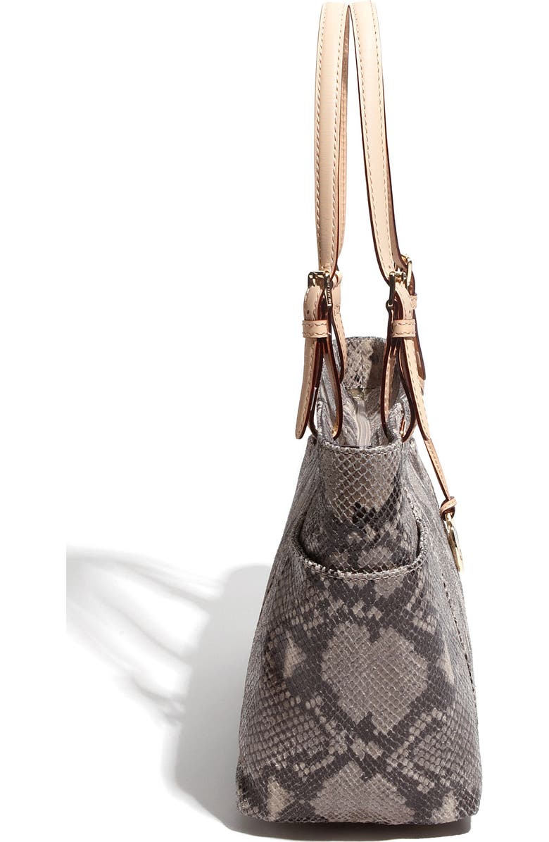 MICHAEL Michael Kors 'Jet Set' Python Embossed Tote, Alternate, color,