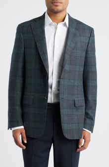 Shadow Check Slub Super 110s Wool Mouliné Sport Coat