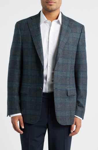 Shadow Check Slub Super 110s Wool Mouliné Sport Coat