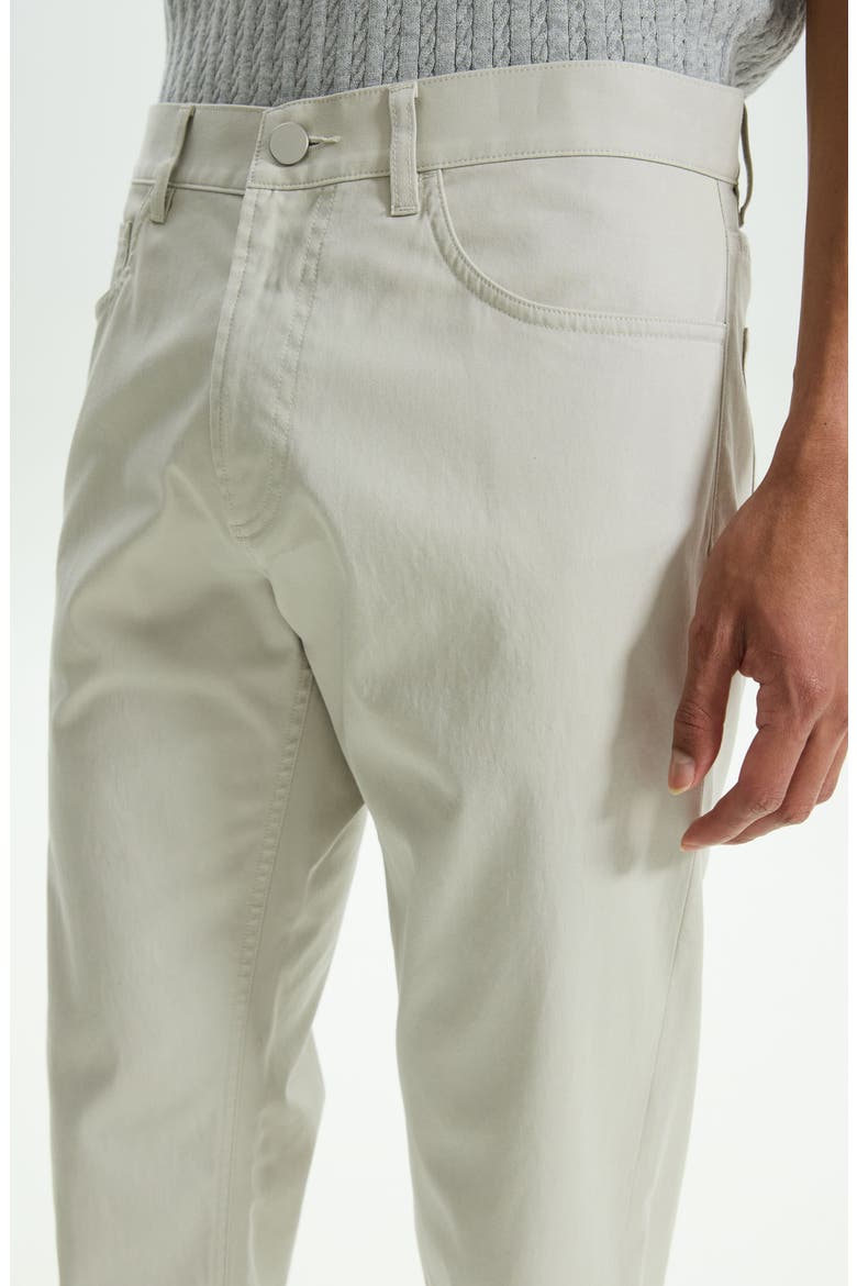 Zaine Slim Straight Stretch Five Pocket Pants, Alternate, color, LIMESTONE