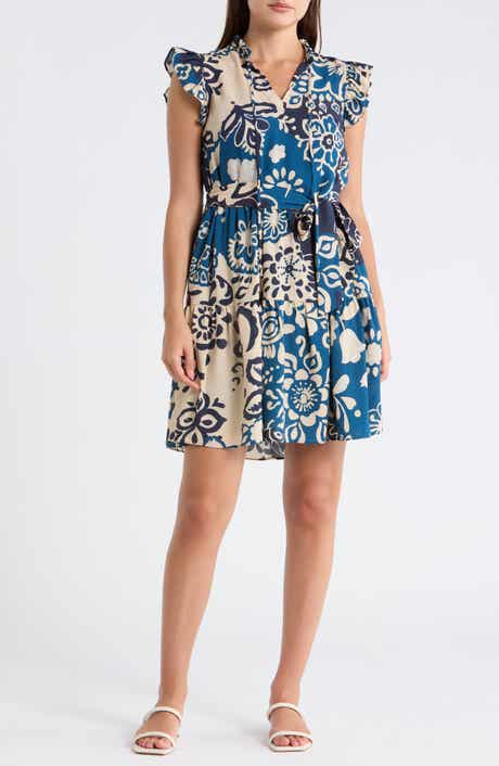 Julia Jordan Flutter Sleeve Dress