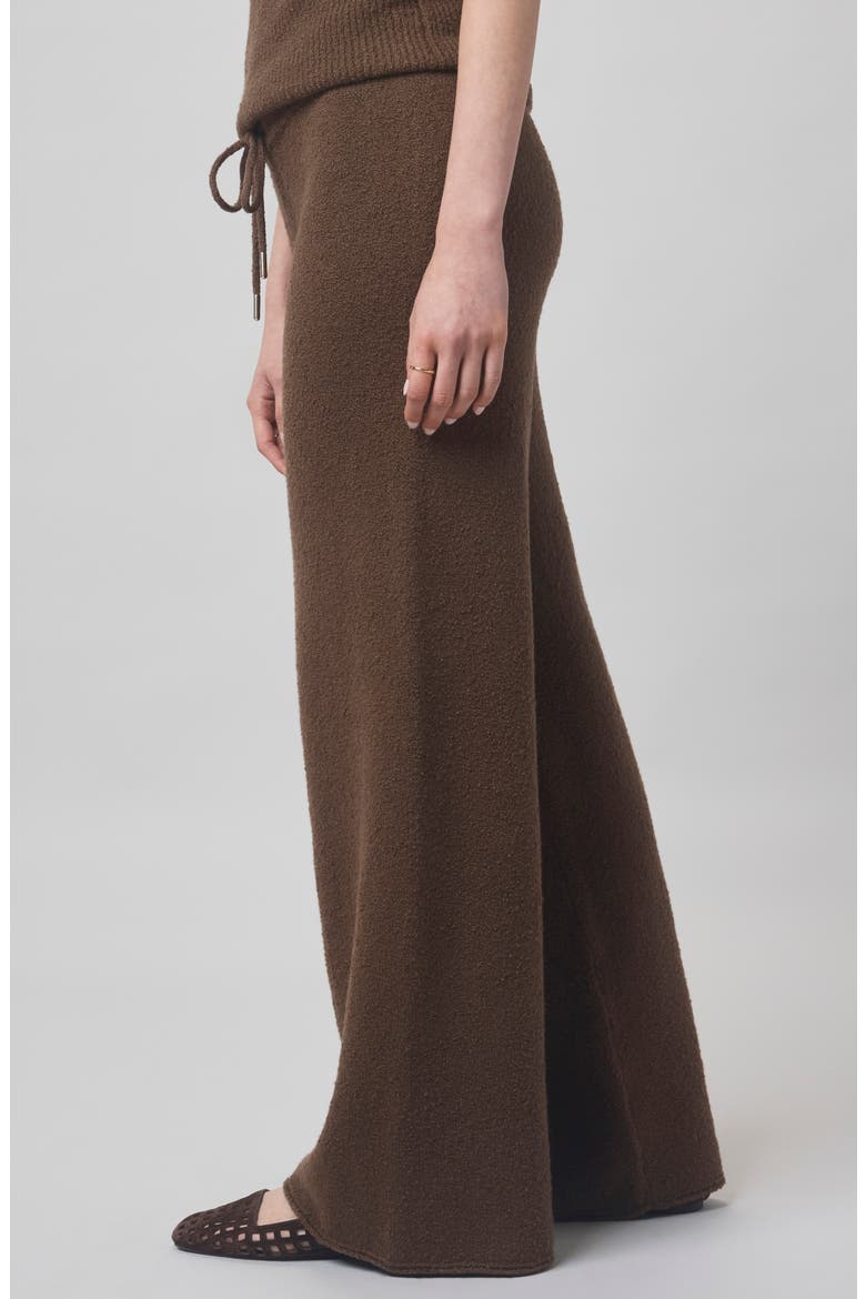 x @cellajaneblog Bouclé Sweat Pants, Alternate, color, TRUFFLE