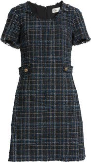 Eliza J Tweed A-Line Dress